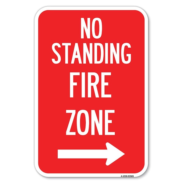 Signmission Safety Sign, 12 in Height, Aluminum, 18 in Length, 23585 A-1218-23585 - main